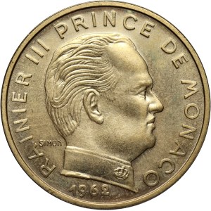 Monaco, Rainier III, 20 Centimes 1962, ESSAI