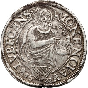 Germany, Lubeck, thaler 1622, with title of Ferdinand II
