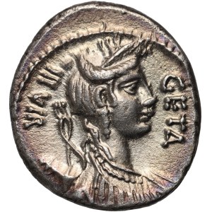 Roman Republic, C. Hosidus C.f. Geta 64 BC, Denar, Rome