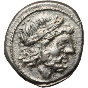 Roman Republic, Anonymous 213-212 BC, Victoriatus, Campania (?)