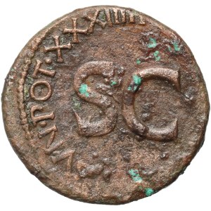 Roman Empire, Augustus 27 BC-14 AD, As 11/12 AD, Rome