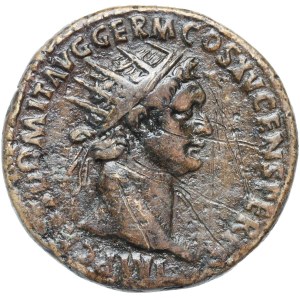 Roman Empire, Domitian 81-96, Dupondius 90/91, Rome