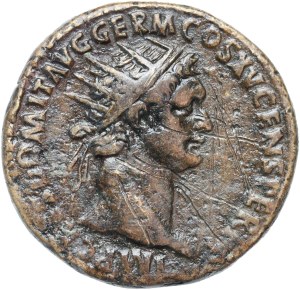 Roman Empire, Domitian 81-96, Dupondius 90/91, Rome