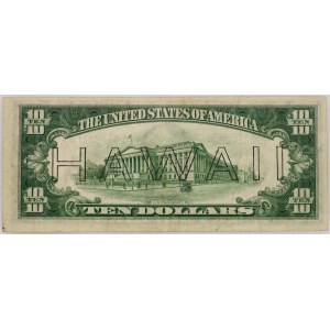 USA, Hawaii, 10 Dollars 1934, Series L