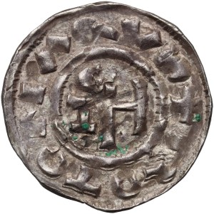 France, Carolingians, County of Normandy, Richard I the Fearless 943-996, Denar, Rouen