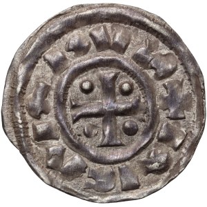 France, Carolingians, County of Normandy, Richard I the Fearless 943-996, Denar, Rouen