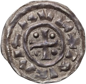 France, Carolingians, County of Normandy, Richard I the Fearless 943-996, Denar, Rouen