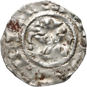 France, Picardy, Amiens, XIIth cent, Denar with monogram