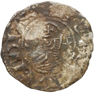 Krzyżowcy, Księstwo Antiochii, Bohemund III 1149-1163, denar, Antiochia
