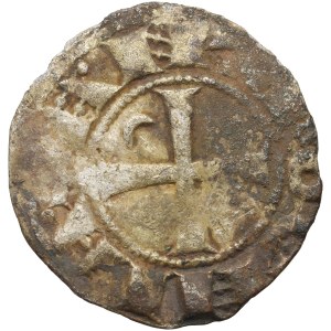 Krzyżowcy, Księstwo Antiochii, Bohemund III 1149-1163, denar, Antiochia