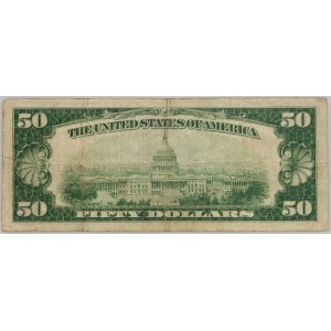 United States of America, The Federal Reserve Bank of Cleveland, 50 dollars 1929