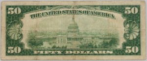 United States of America, The Federal Reserve Bank of Cleveland, 50 dollars 1929