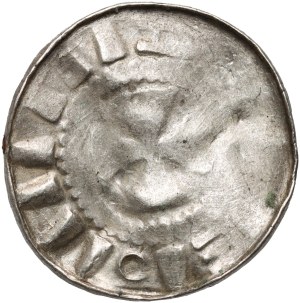Germany, Saxony, 11th century, cross denarius, shrine