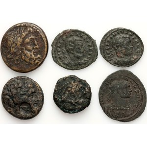 Antiquity, set of coins (6 pieces)
