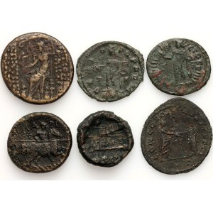 Antiquity, set of coins (6 pieces)