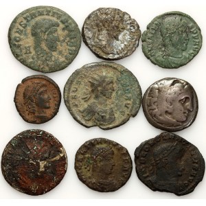 Antiquity, coin set (9 pieces)