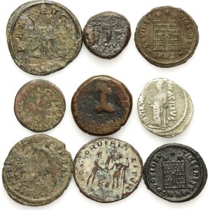 Antiquity, set of coins (9 pieces)