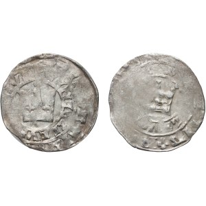 Czechia, Wenceslas IV Luxembourg 1378-1419, set of Prague Groschen (2 pieces)