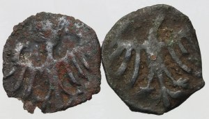 Ladislaus III of Varna 1434-1444, set of denarii, (2 pieces)