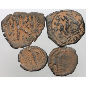 Byzantine Empire, Greece, Arabs, bronze coin set (4 pieces)