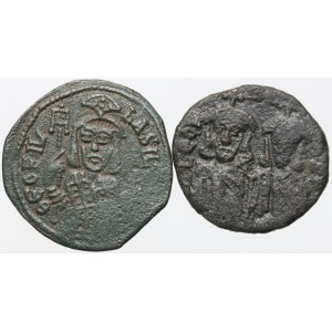 Byzantine Empire, Follis set, (2 pieces)