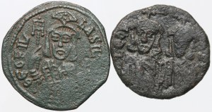 Byzantine Empire, Follis set, (2 pieces)