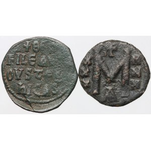 Byzantine Empire, Follis set, (2 pieces)