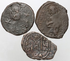 Byzantine Empire, Follis set, (3 pieces)