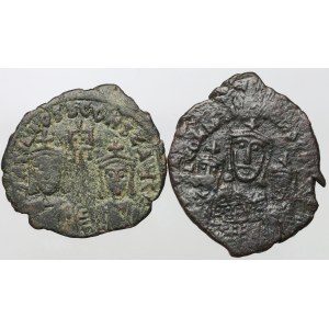 Byzantine Empire, Follis set, (2 pieces)