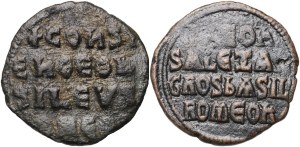 Byzantine Empire, IX-Xth cent. set of Follis, (2 pieces)