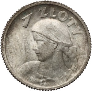 II RP, 1 złoty 1924, Paryż, Żniwiarka