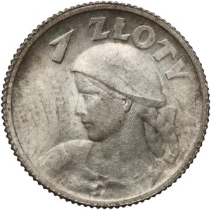 II RP, 1 zloty 1924, Paris, Harvester