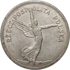 II RP, 5 gold 1928, Brussels, Nike