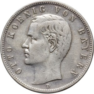 Germany, Bavaria, Otto, 5 Mark 1903 D, Munich