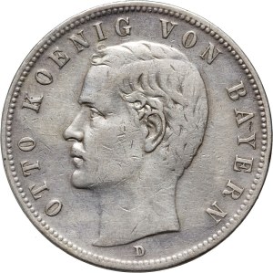 Germany, Bavaria, Otto, 5 Mark 1903 D, Munich