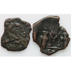 Byzantine Empire, VII-VIIIth cent. Follis set (2 pieces)