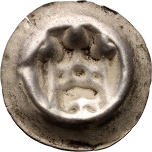 Teutonic Order, bracteate, gate with three arrow slits