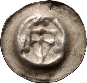 Teutonic Order, bracteate, shield with balls on the sides