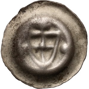 Teutonic Order, bracteate, shield with a cross at the top