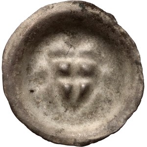 Teutonic Order, bracteate, shield with a cross at the top