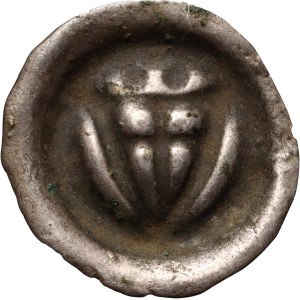 Teutonic Order, bracteate, shield with three balls at the top