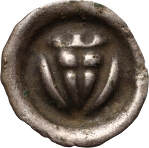 Teutonic Order, bracteate, shield with three balls at the top