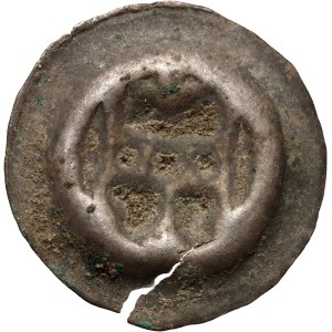 Teutonic Order, bracteate, gate with a cross at the top