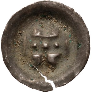 Teutonic Order, bracteate, gate with a cross at the top