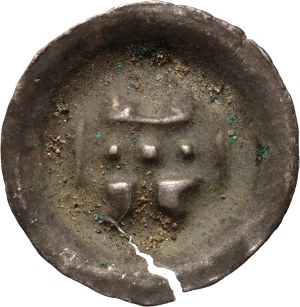 Teutonic Order, bracteate, gate with a cross at the top