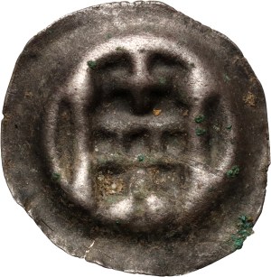 Teutonic Order, bracteate, gate with a cross at the top