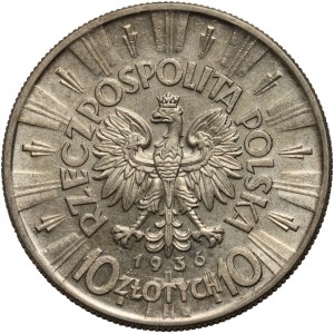 II RP, 10 złotych 1936, Warszawa, Józef Piłsudski