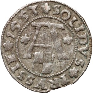 Prussia, Albrecht Hohenzollern, shilling 1553, Königsberg
