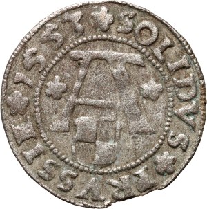 Prussia, Albrecht Hohenzollern, shilling 1553, Königsberg