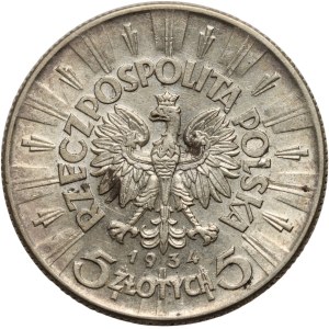 II RP, 5 złotych 1936, Warszawa, Józef Piłsudski